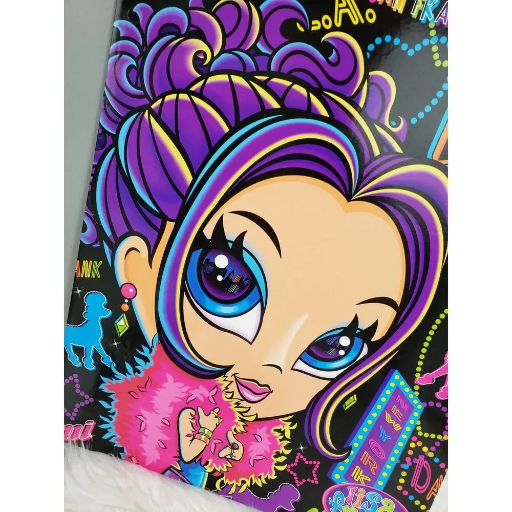 Lisa Frank Glamour Girl 2003 Folder Hard‎ To Find RARE! Hollywood Chicago y2k